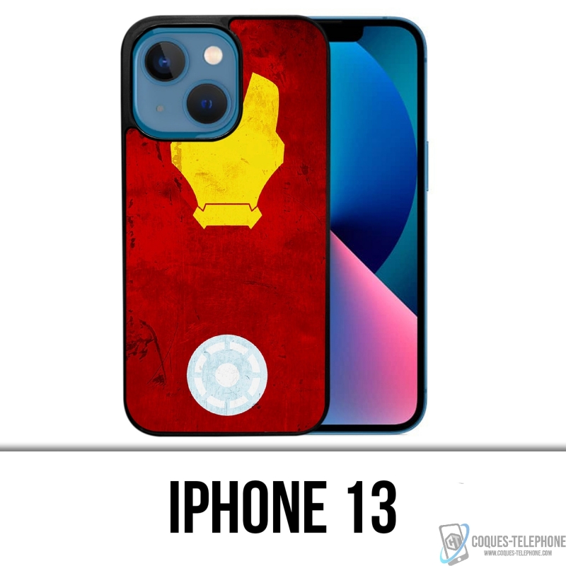 Coque iPhone 13 - Iron Man Art Design