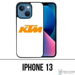 Coque iPhone 13 - Ktm Logo Fond Blanc