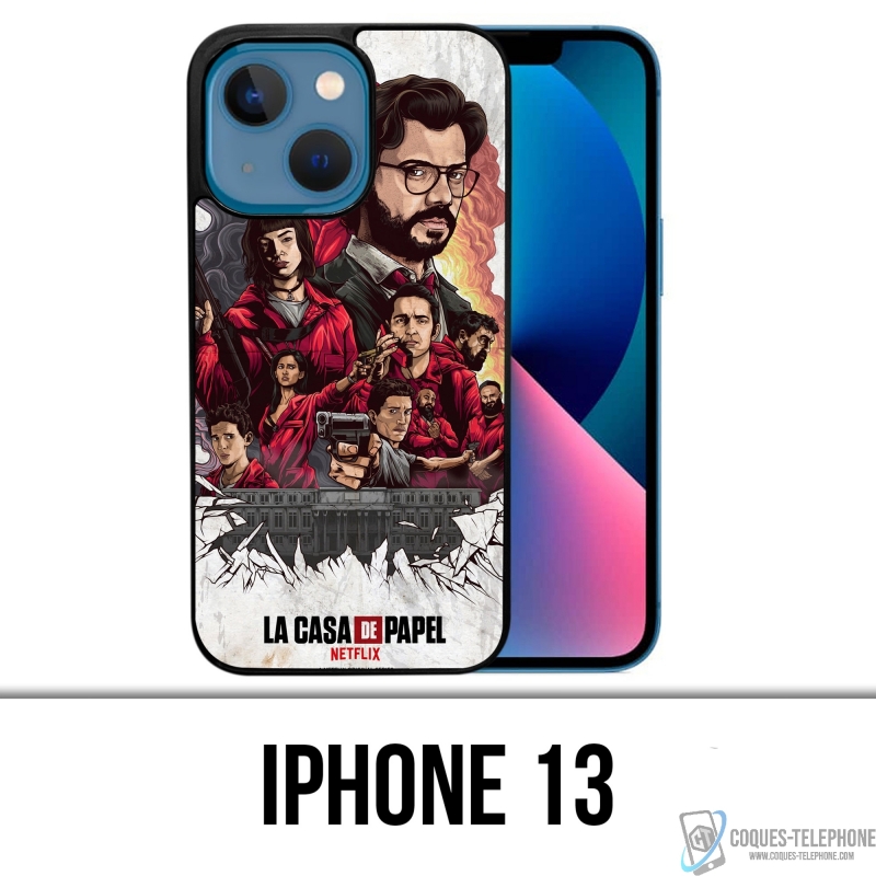 Cover IPhone 13 - La Casa De Papel - Vernice Fumetti