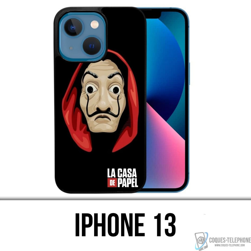 Funda para iPhone 13 - La Casa De Papel - Máscara de Dali