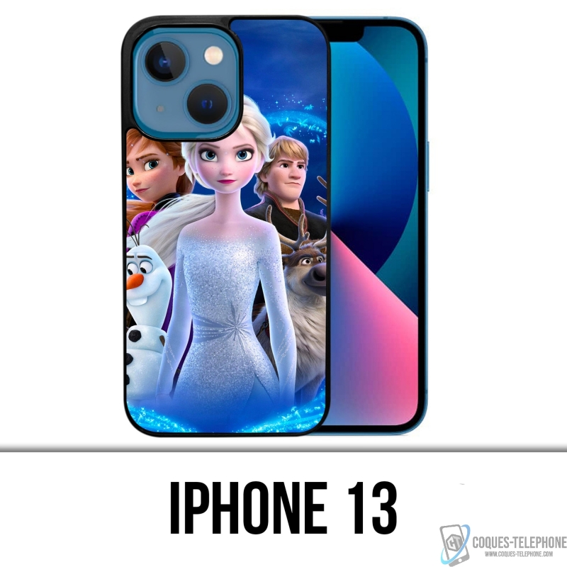 Coque iPhone 13 - La Reine Des Neiges 2 Personnages