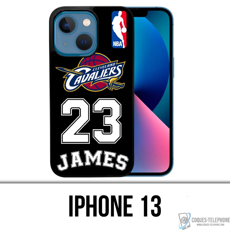 Custodia per iPhone 13 - Lebron James nera