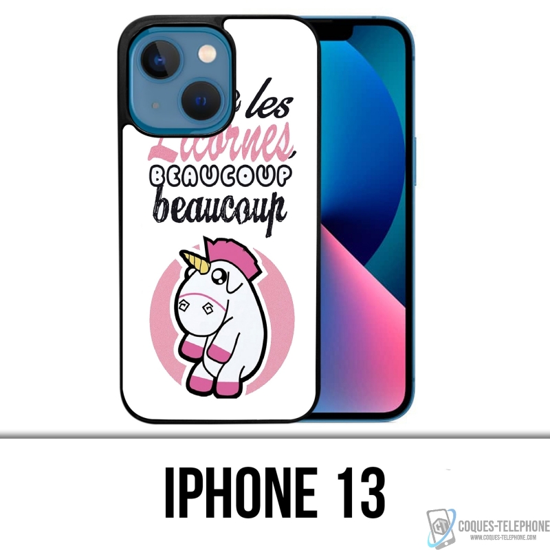 Coque iPhone 13 - Licornes