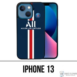 Coque iPhone 13 - Maillot PSG Football 2020