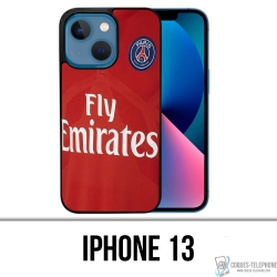 Coque iPhone 13 - Maillot Rouge Psg