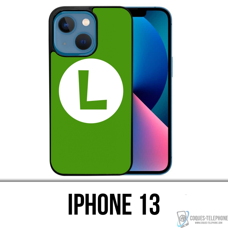 Coque iPhone 13 - Mario Logo Luigi