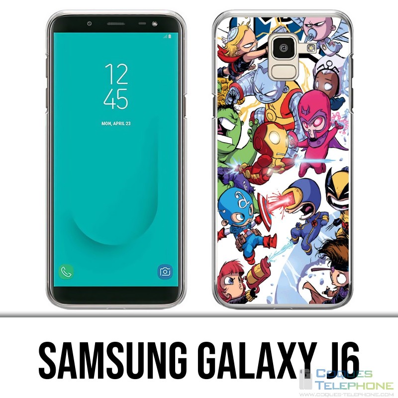 Samsung Galaxy J6 Case - Cute Marvel Heroes