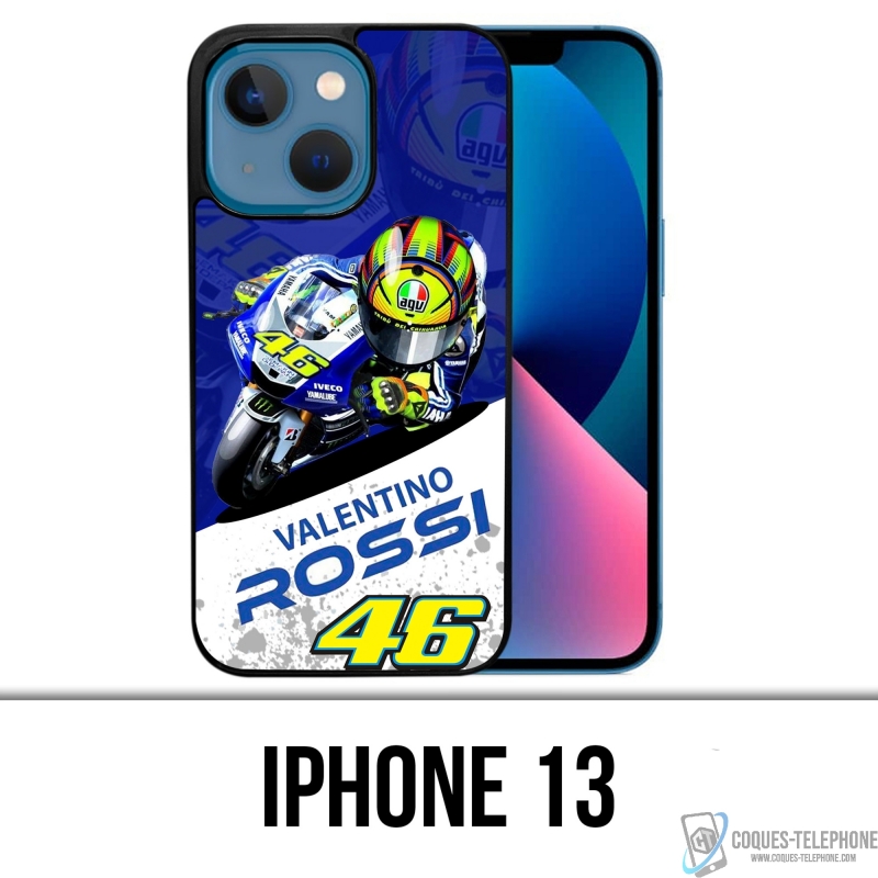 Cover iPhone 13 - Motogp Rossi Cartoon Galaxy