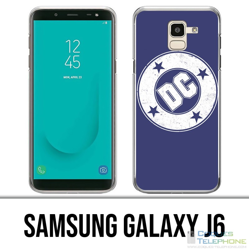 Carcasa Samsung Galaxy J6 - Dc Comics Vintage Logo