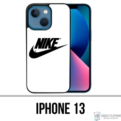 Custodia per iPhone 13 - Nike Logo Bianco