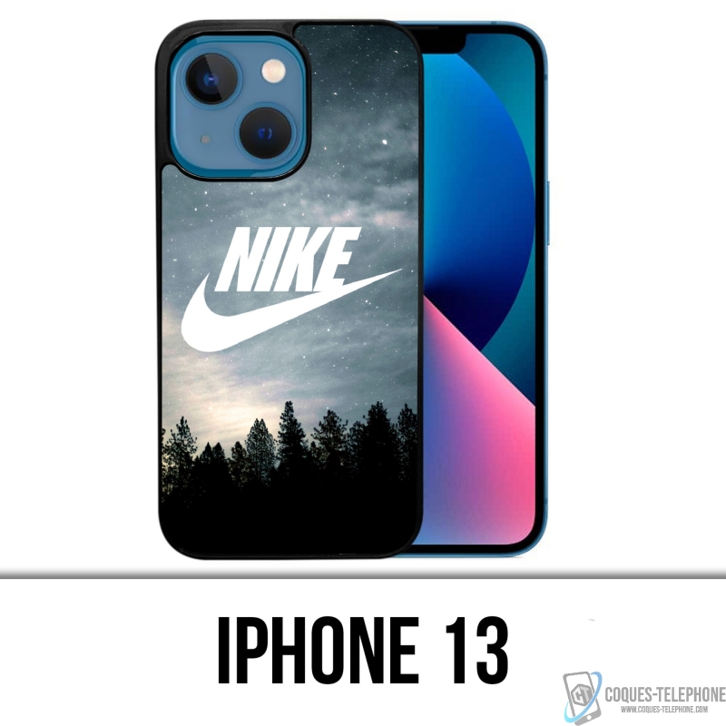 Custodia per iPhone 13 - Nike Logo Wood