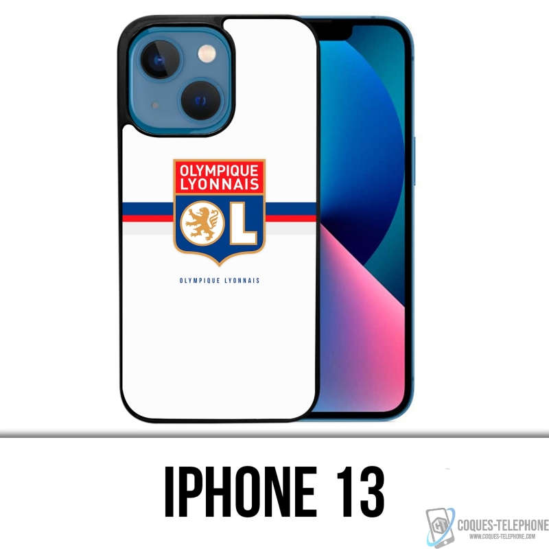 Coque iPhone 13 - Ol Olympique Lyonnais Logo Bandeau