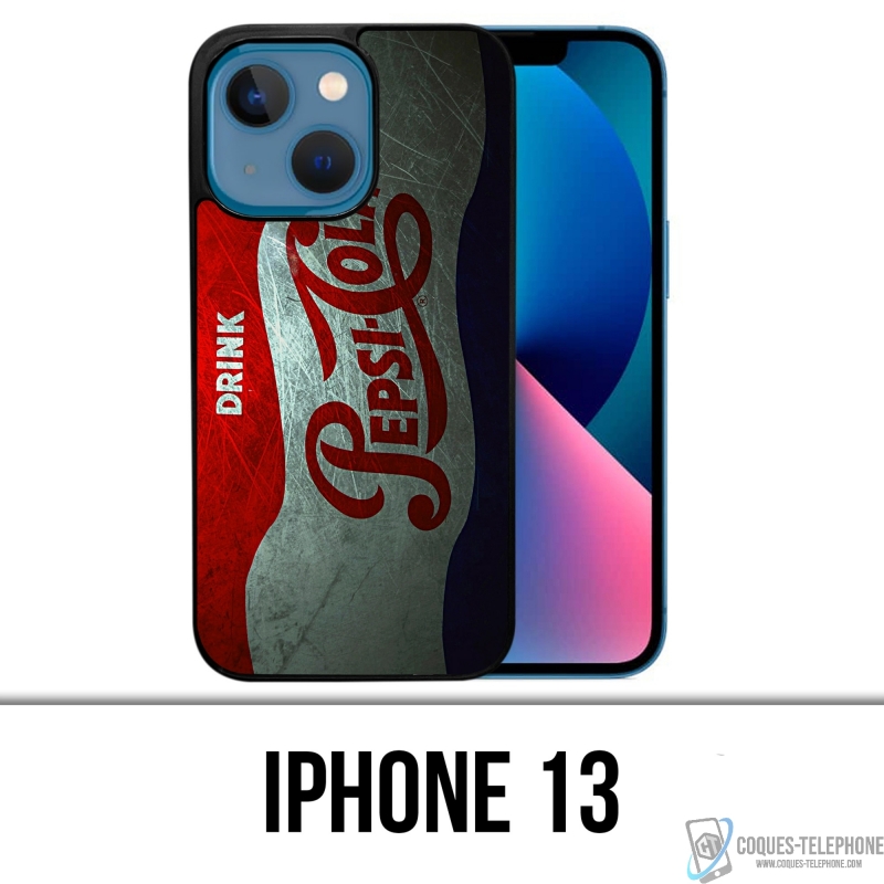 Coque iPhone 13 - Pepsi Vintage