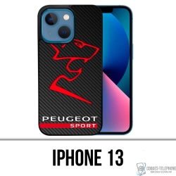 Coque iPhone 13 - Peugeot Sport Logo