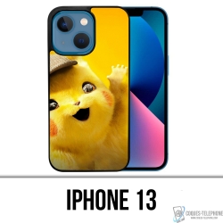 Coque iPhone 13 - Pikachu Detective