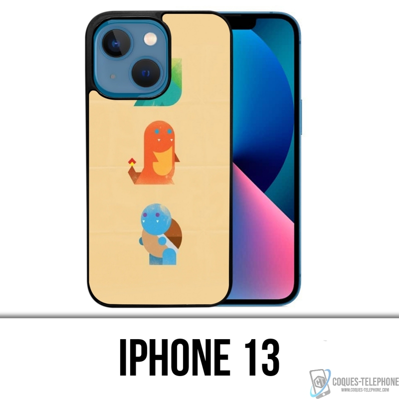 Coque iPhone 13 - Pokemon Abstrait