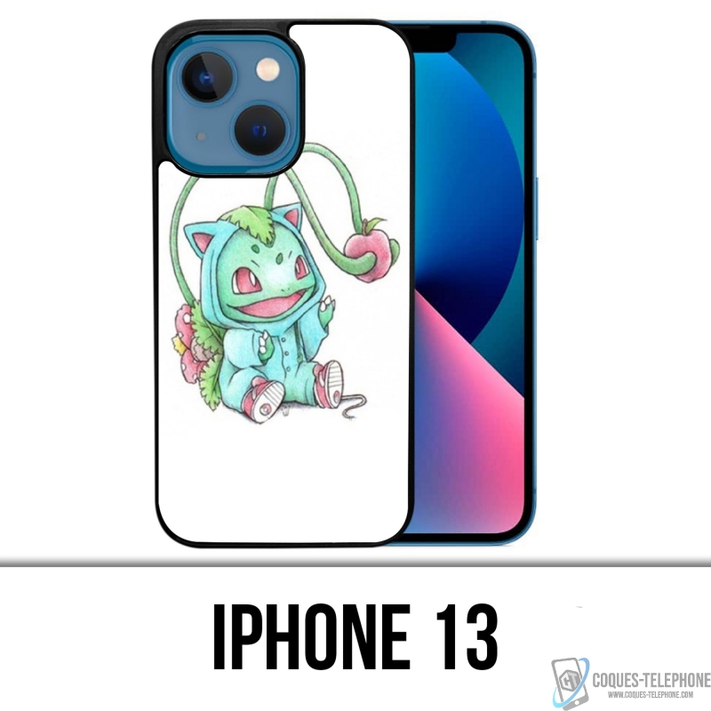 Coque iPhone 13 - Pokemon Bébé Bulbizarre