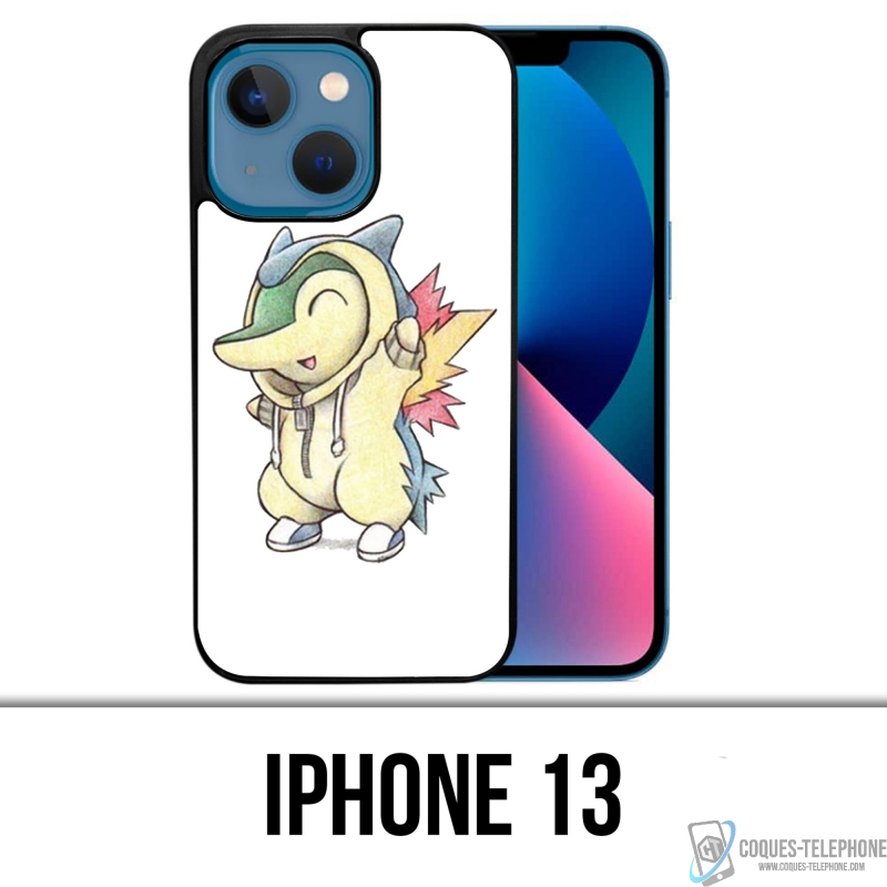 Coque iPhone 13 - Pokémon Bébé Héricendre