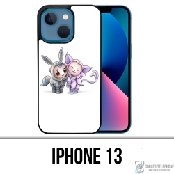 Coque iPhone 13 - Pokémon Bébé Mentali Noctali