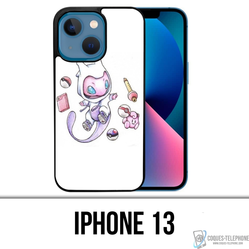 Coque iPhone 13 - Pokemon Bébé Mew