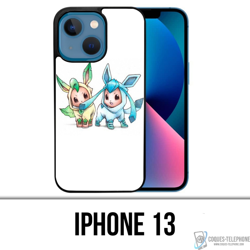 Coque iPhone 13 - Pokémon Bébé Phyllali