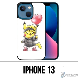 Coque iPhone 13 - Pokémon Bébé Pikachu