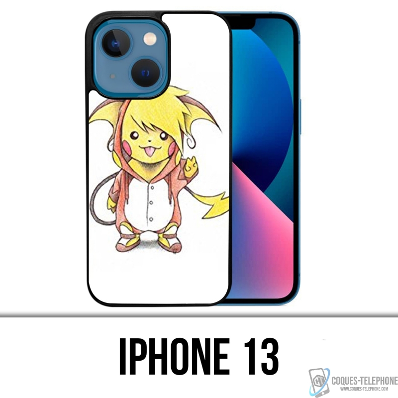 Coque iPhone 13 - Pokémon Bébé Raichu