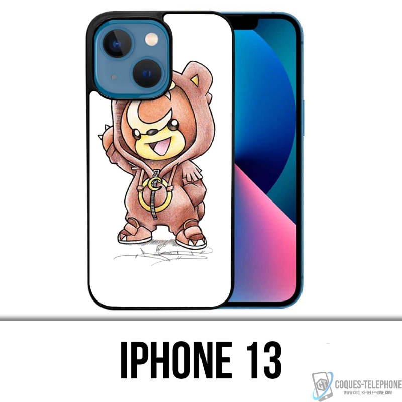 Coque iPhone 13 - Pokemon Bébé Teddiursa