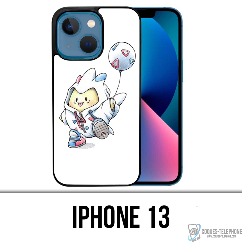 Coque iPhone 13 - Pokemon Bébé Togepi