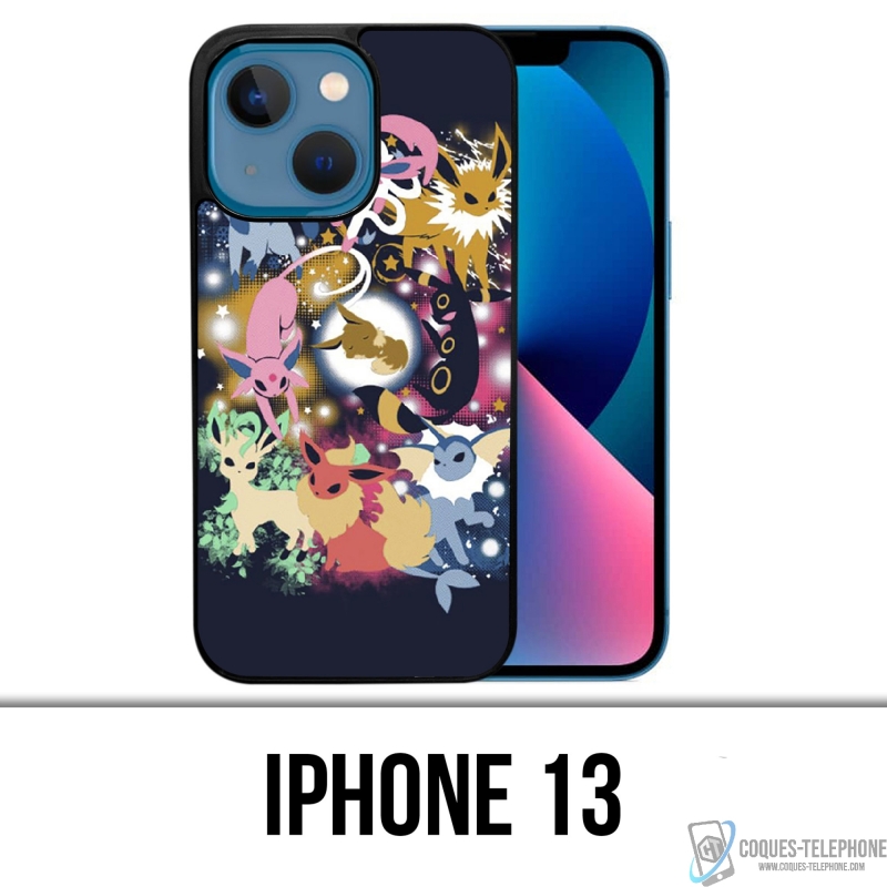 Coque iPhone 13 - Pokémon Évoli Évolutions