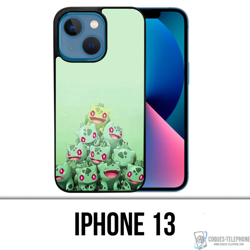 Coque iPhone 13 - Pokémon Montagne Bulbizarre