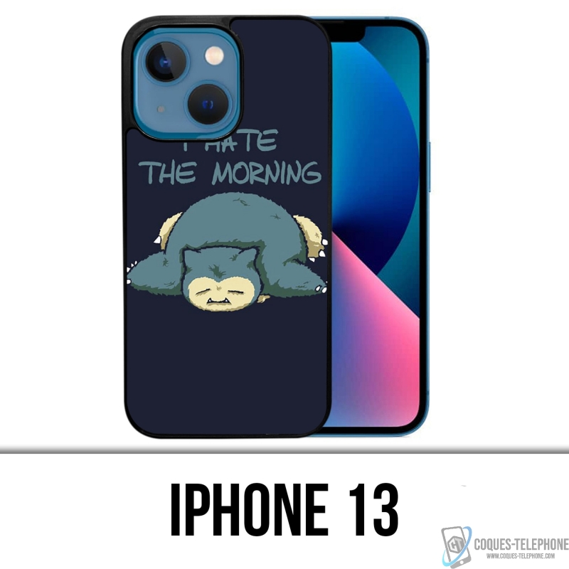 IPhone 13 Case - Pokémon Relaxo Hate Morning