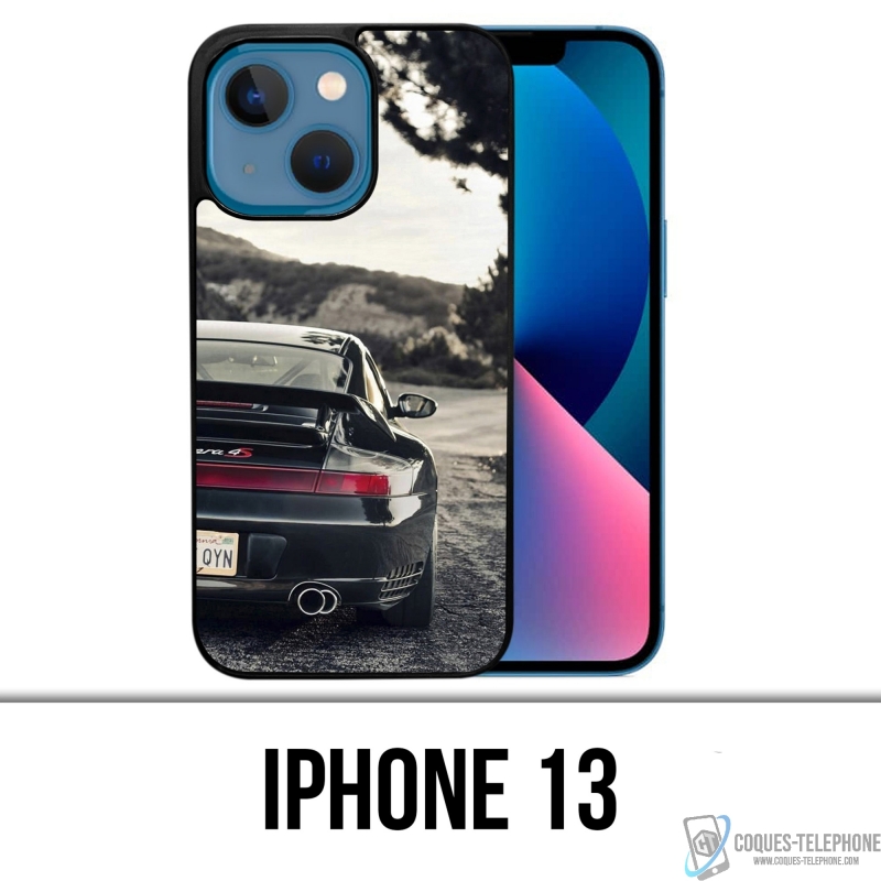 Coque iPhone 13 - Porsche Carrera 4S Vintage