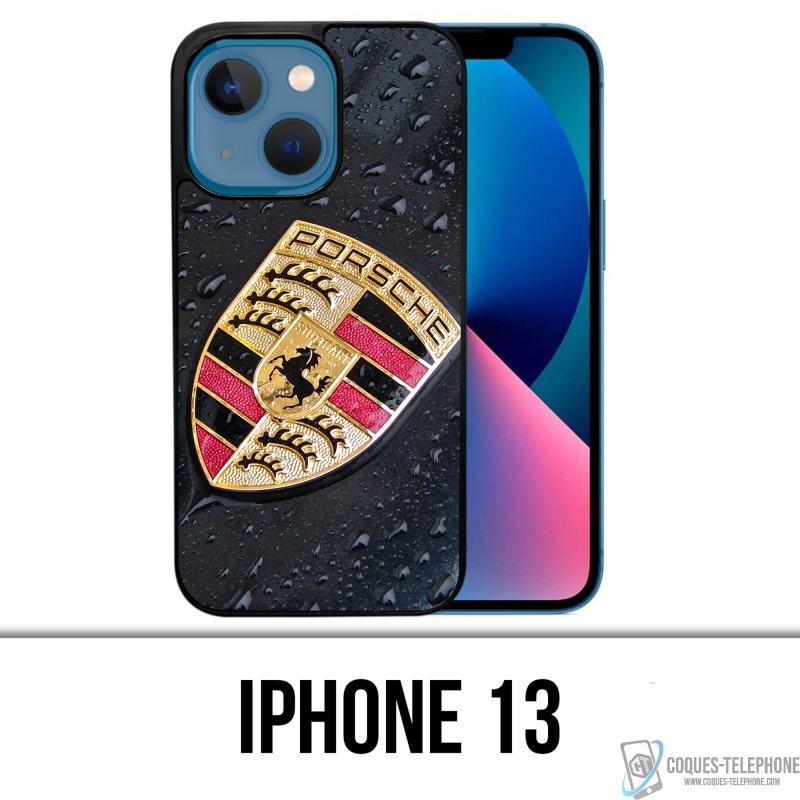 Coque iPhone 13 - Porsche Rain