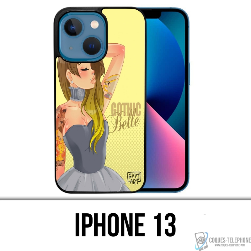 Coque iPhone 13 - Princesse Belle Gothique