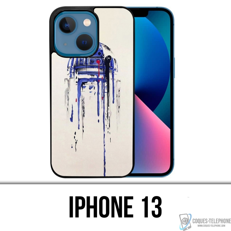 Coque iPhone 13 - R2D2 Paint