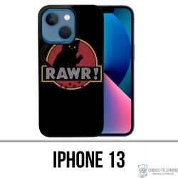 Coque iPhone 13 - Rawr Jurassic Park