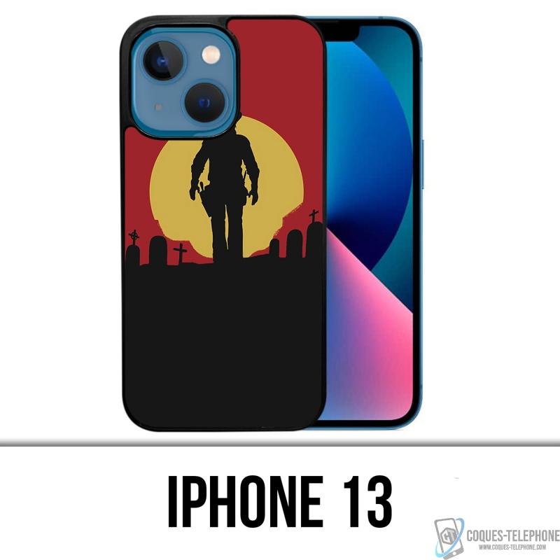 Coque iPhone 13 - Red Dead Redemption Sun