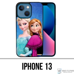 Coque iPhone 13 - Reine Des Neiges Elsa Et Anna