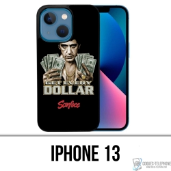 Coque iPhone 13 - Scarface Get Dollars