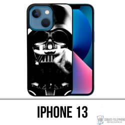 Coque iPhone 13 - Star Wars Dark Vador Moustache
