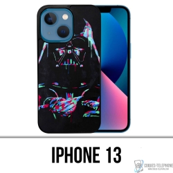 Custodia per iPhone 13 - Star Wars Darth Vader Neon