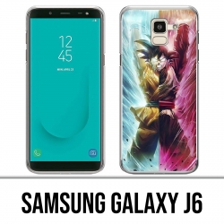 Samsung Galaxy J6 Hülle - Dragon Ball Black Cartoon Goku