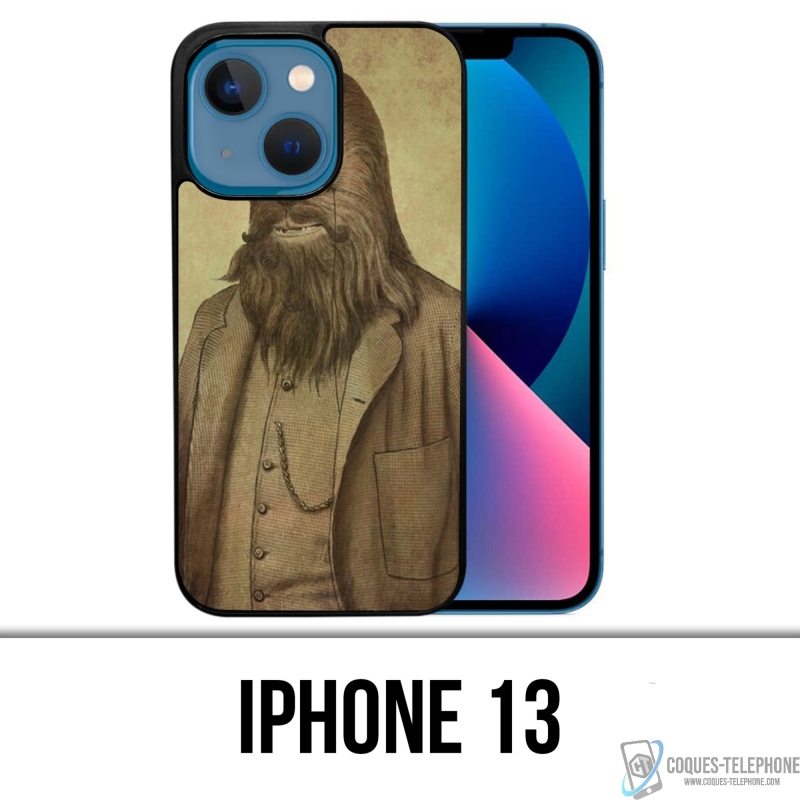 Coque iPhone 13 - Star Wars Vintage Chewbacca