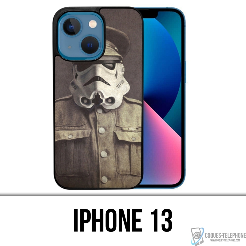 Coque iPhone 13 - Star Wars Vintage Stromtrooper