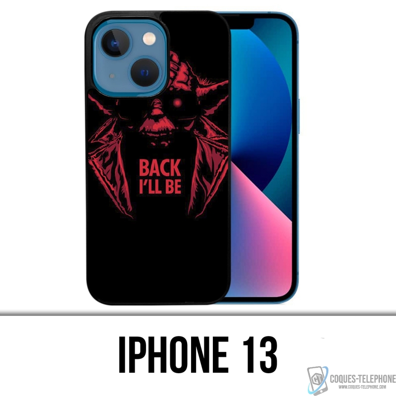 Coque iPhone 13 - Star Wars Yoda Terminator