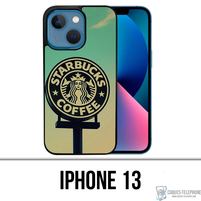 Funda para iPhone 13 - Vintage Starbucks