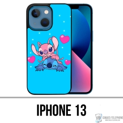 Cover iPhone 13 - Stitch Angel Love