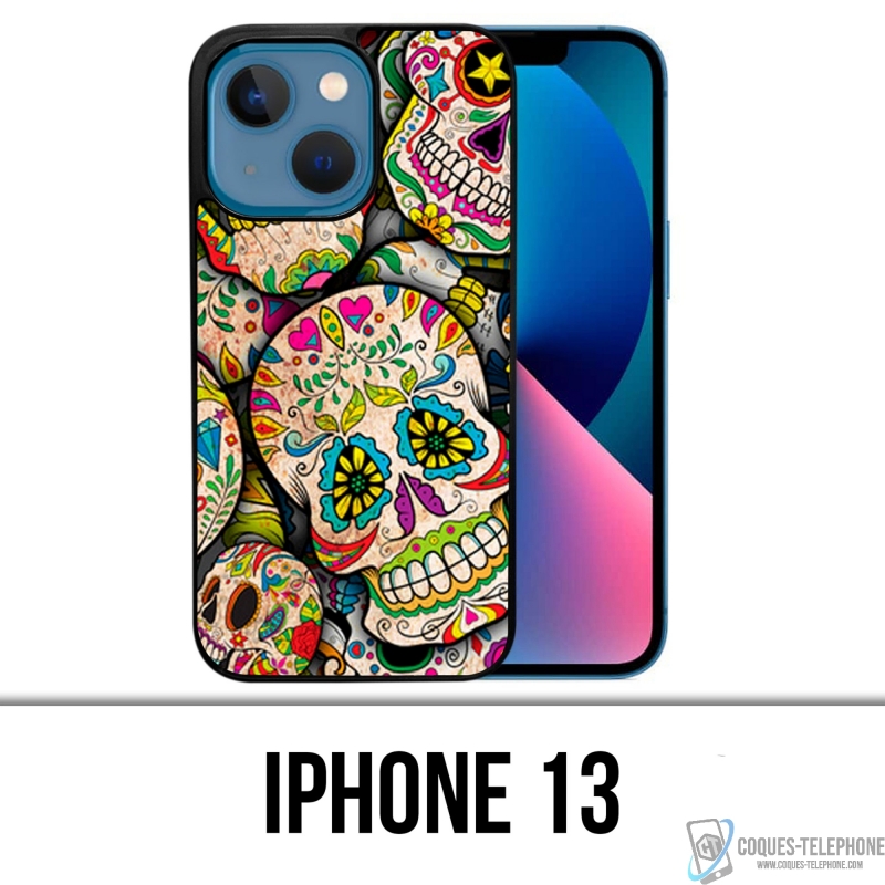 Cover IPhone 13 - Teschio di Zucchero