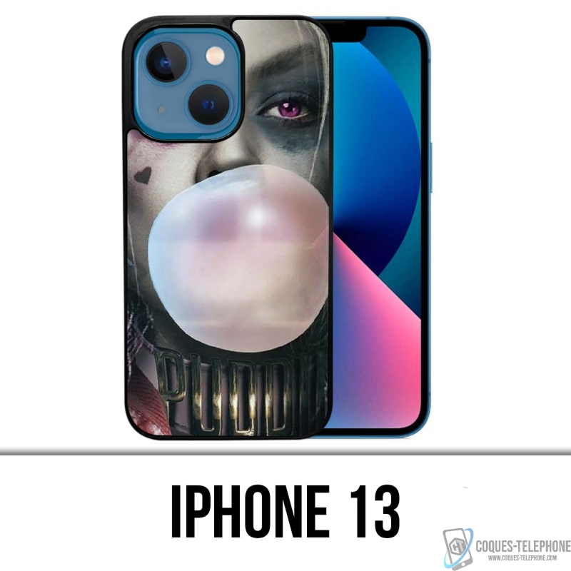 Coque iPhone 13 - Suicide Squad Harley Quinn Bubble Gum